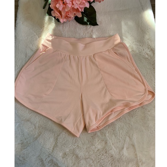 Small, Nike, peachy pink π soft athletic shorts with pockets - Picture 13 of 13